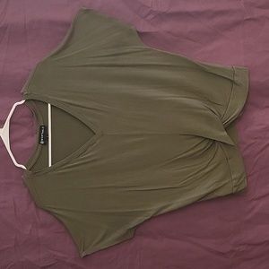 Olive green shirt